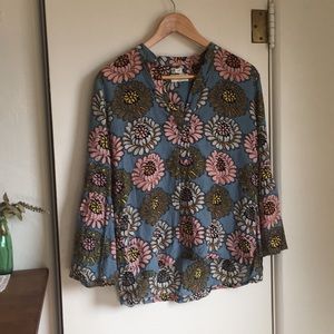 Floral Tunic Top, Blouse